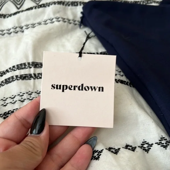 Nice navy blue dress - Picture 3 of 3